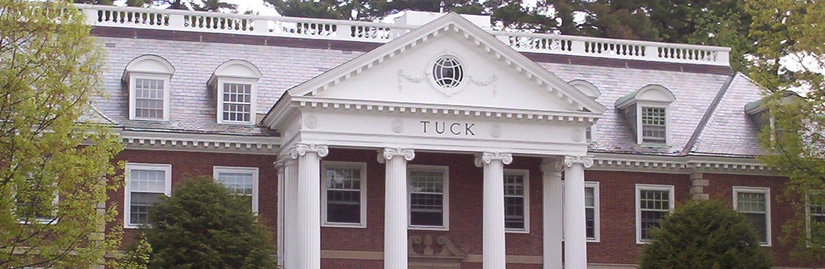 Image for Tuck Adcom Luke Anthony Peña to Pen Monthly Admissions Open Letter