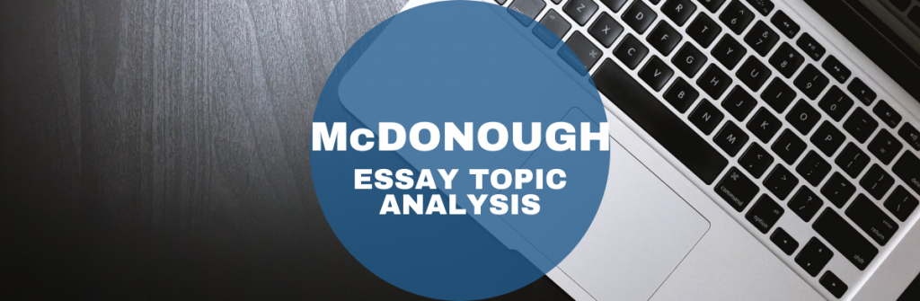 mcdonough mba essays