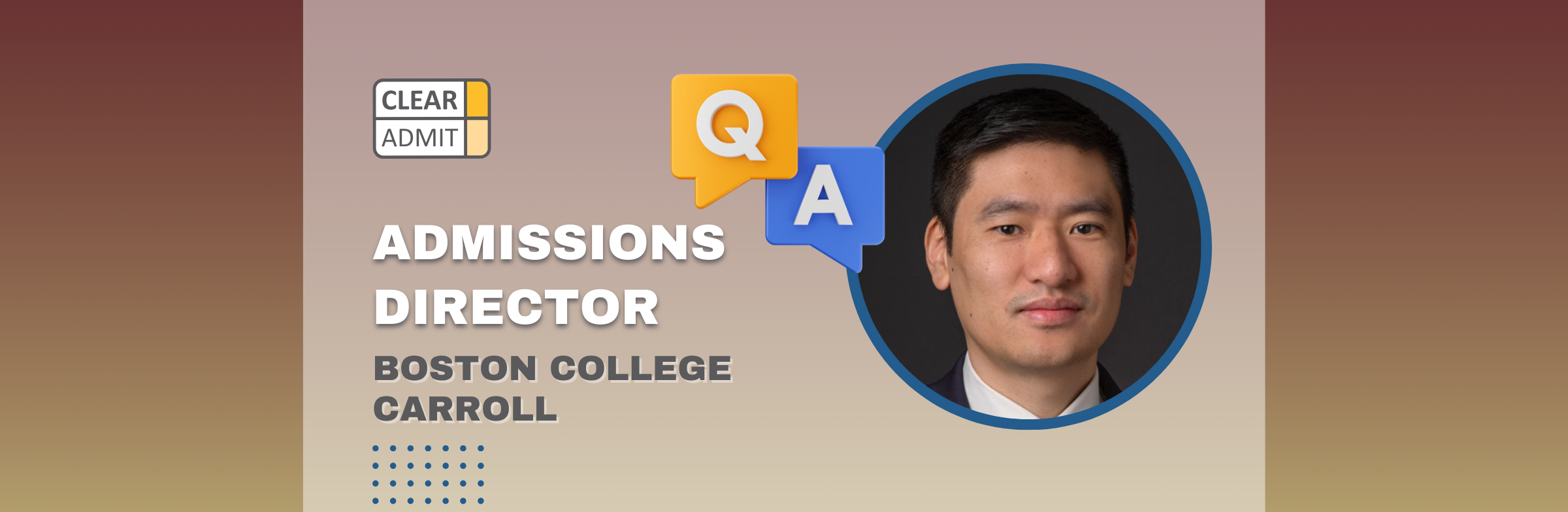 Image for Admissions Director Q&A: Justin Aier of Boston College’s Carroll School of Management