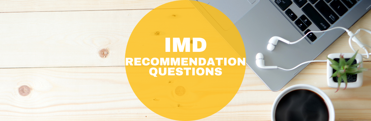 imd mba recommendation