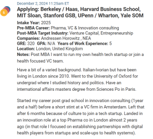 MBA applicant with a very interesting profile, but a weaker quant profile.