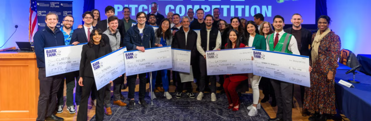 Image for Georgetown Annual “Bark Tank” Pitch Competition: Entrepreneurs Win $150,000 in Prizes