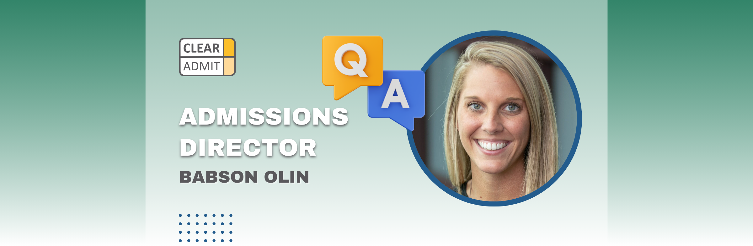 Image for Admissions Director Q&A: Christine Drummy of Babson College Olin